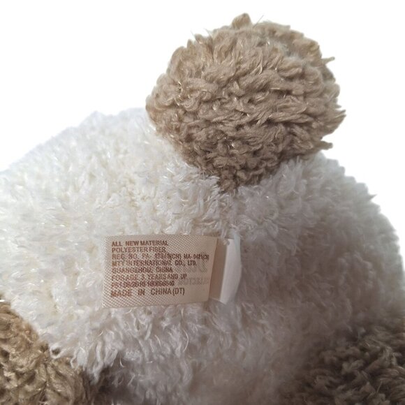 Dan Dee Valentine’s Day Panda Bear Plush Brown White Red Bow Stuffed Animal 10” - Picture 7 of 7